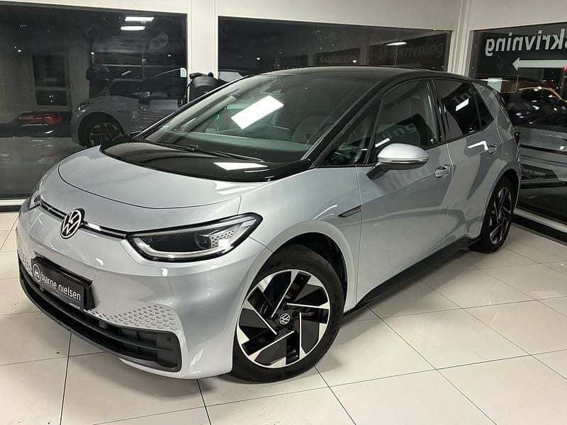 Sølvmetal Brugt 2020 VW ID.3 Pro Performance Hatchback | 149.900 kr. (Fair pris) - Billede 1/4