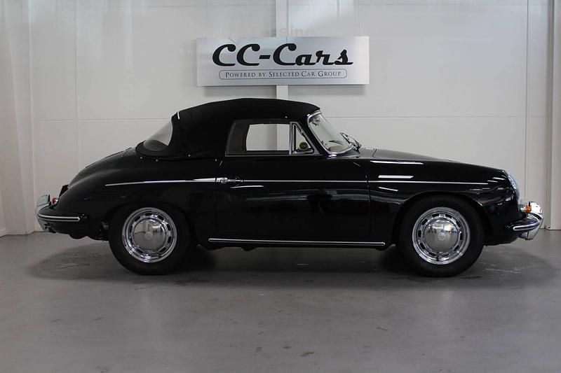 Brugt Porsche 356 1965 Sort Cabriolet