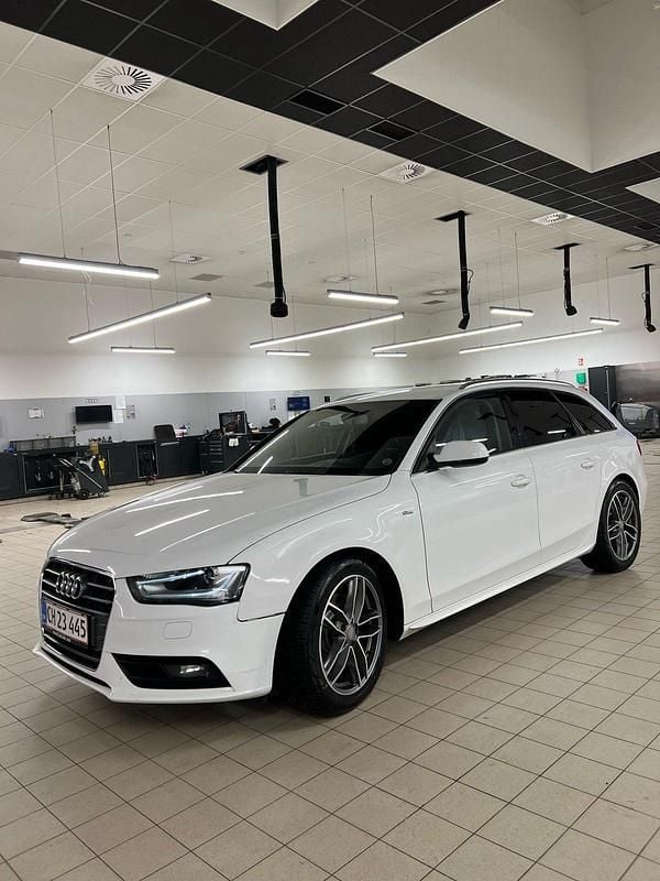 Hvid Brugt 2014 Audi A4 Stationcar | 101.900 kr. (Lidt for dyr) - Billede 1/4