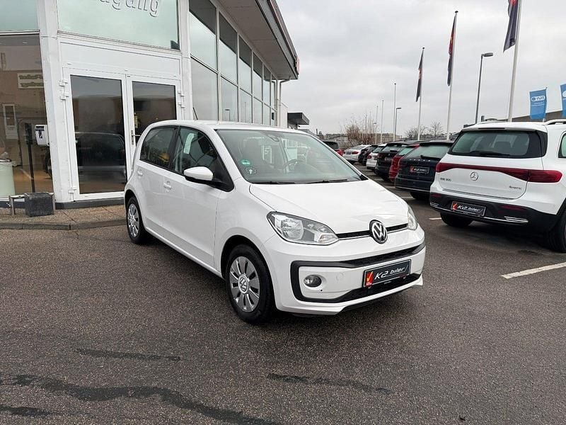 Hvid Brugt 2018 VW up! move up! Hatchback | 59.800 kr. (God pris) - Billede 1/4
