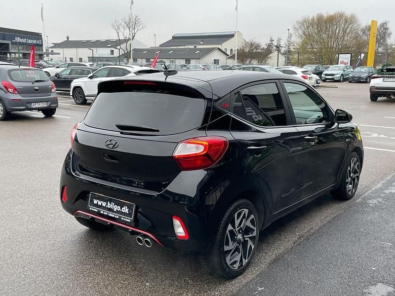 Brugt Hyundai i10 N Line 100 HK (73 kW) 2021 Sort Hatchback