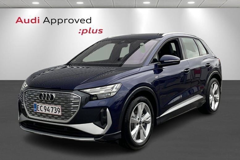 Gråmetal Brugt 2024 Audi Q4 e-tron Advanced SUV | 429.900 kr. (Dyr) - Billede 1/4