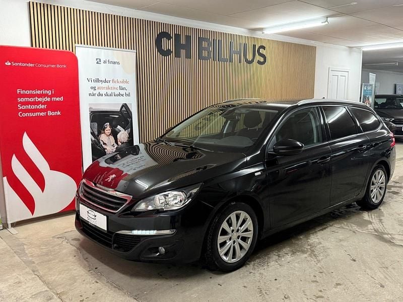 Sortmetal Brugt 2016 Peugeot 308 Style Stationcar | 64.500 kr. (God pris) - Billede 1/4