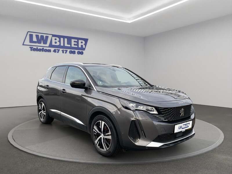Gråmetal Brugt 2021 Peugeot 3008 GT | 207.900 kr. (God pris) - Billede 1/4