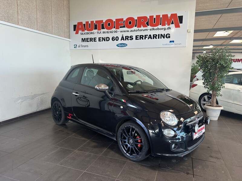 Sort Brugt 2015 Fiat 500 S | 44.900 kr. (God pris) - Billede 1/4