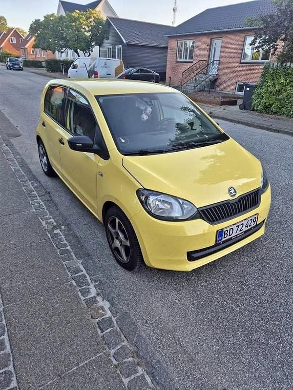 Brugt Skoda Citigo 60 HK (44 kW) 2016 Gul Hatchback