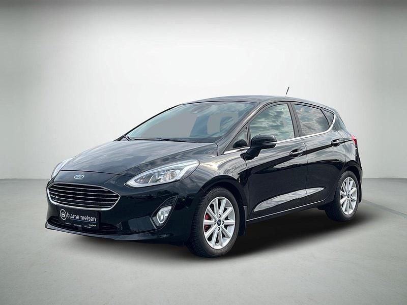 Sortmetal Brugt 2018 Ford Fiesta Titanium Hatchback | 119.900 kr. (Fair pris) - Billede 1/4