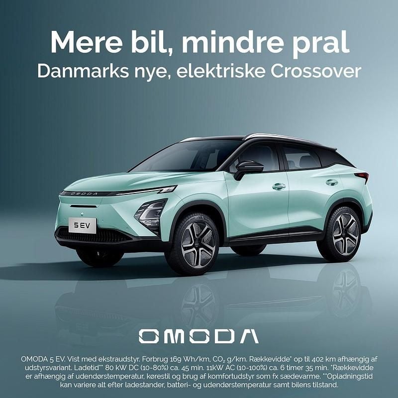 Ny Omoda 5 150 kW (204 HK) 2025 Hvidmetal SUV