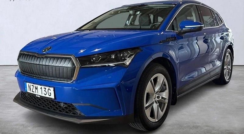 Blå Brugt 2021 Skoda Enyaq iV Loft SUV | 244.800 kr. (God pris) - Billede 1/4