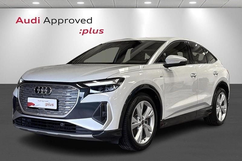 Hvidmetal Brugt 2024 Audi Q4 Sportback e-tron Advanced SUV | 384.900 kr. (Fair pris) - Billede 1/4