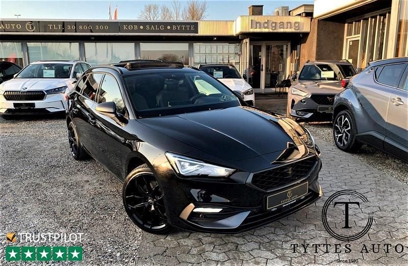 Sortmetal Brugt 2021 Seat Leon FR Stationcar | 209.800 kr. (Lidt for dyr) - Billede 1/4