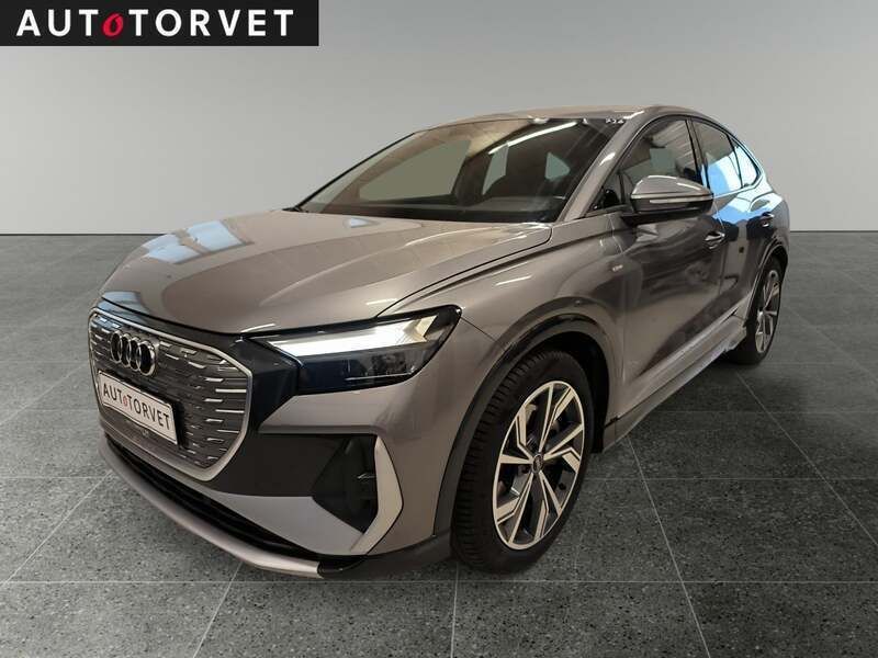 Gråmetal Brugt 2022 Audi Q4 Sportback e-tron S-Line SUV | 269.700 kr. (Super pris) - Billede 1/4