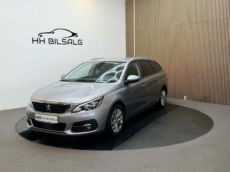 Grå Brugt 2019 Peugeot 308 Style Stationcar | 79.700 kr. (God pris) - Billede 1/4