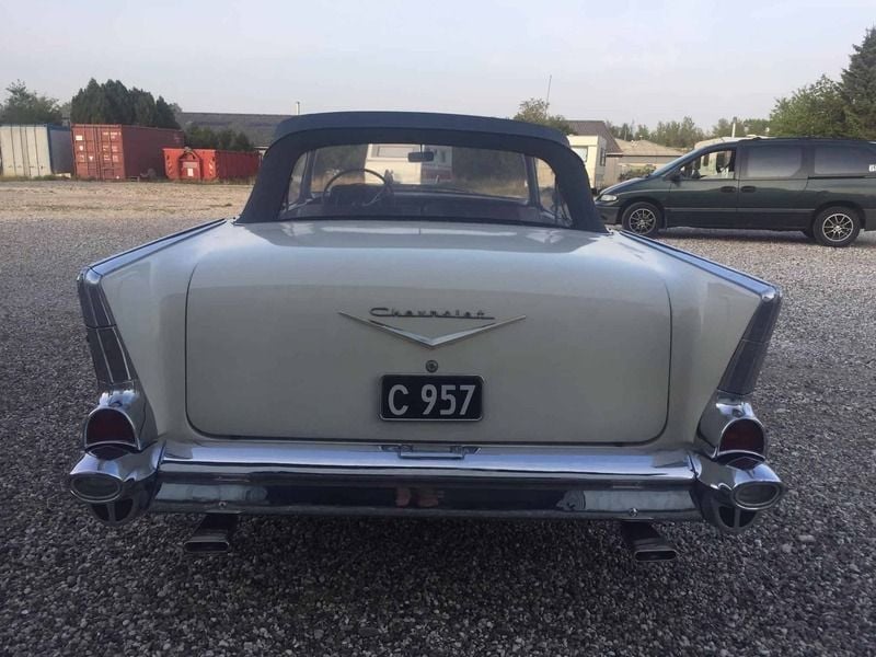 Brugt Chevrolet Bel Air 1957 Hvid Cabriolet