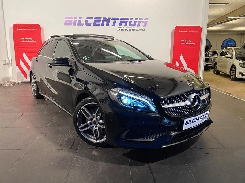 Hvidmetal Brugt 2017 Mercedes A220 AMG line Hatchback | 184.900 kr. - Billede 1/4