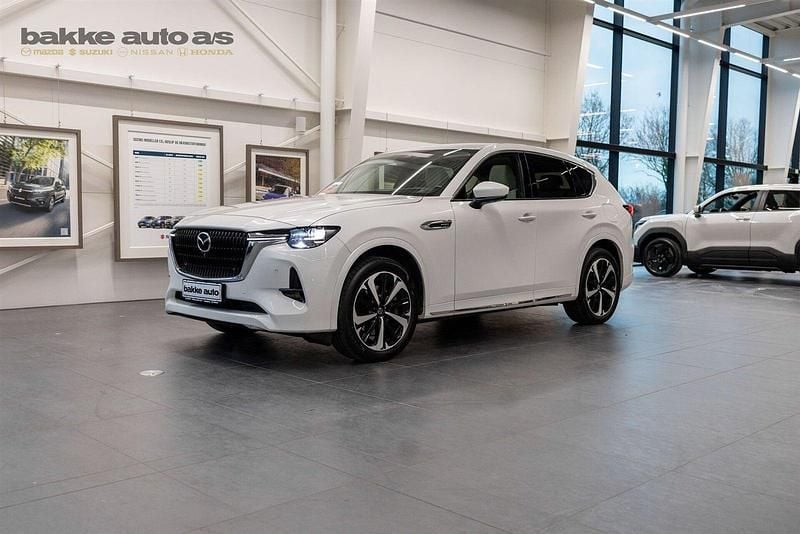 Hvidmetal Brugt 2022 Mazda CX-60 Homura-Line SUV | 369.900 kr. (Dyr) - Billede 1/4