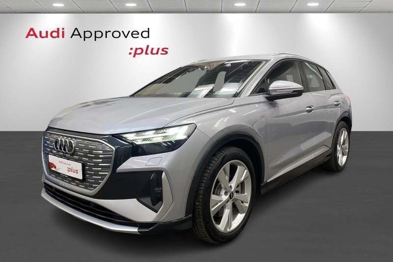 Sølvmetal Brugt 2024 Audi Q4 e-tron Advanced Plus SUV | 429.900 kr. - Billede 1/4