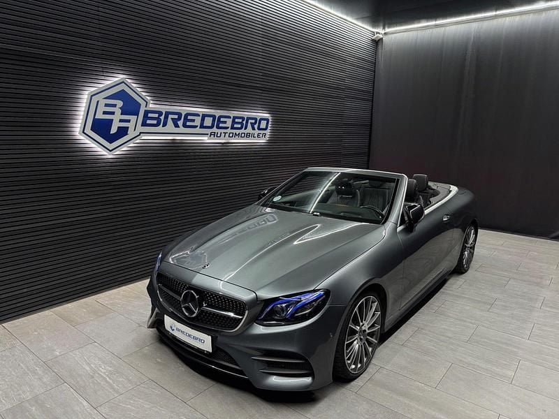 Gråmetal Brugt 2018 Mercedes E300 AMG line Cabriolet | 3.471 kr. - Billede 1/4