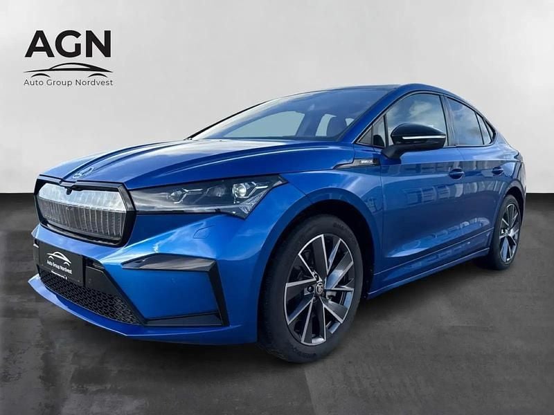 Blåmetal Ny 2024 Skoda Enyaq iV SportLine SUV | 384.500 kr. (Fair pris) - Billede 1/4