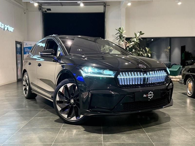 Sortmetal Brugt 2022 Skoda Enyaq iV SportLine SUV | 284.799 kr. (Dyr) - Billede 1/4