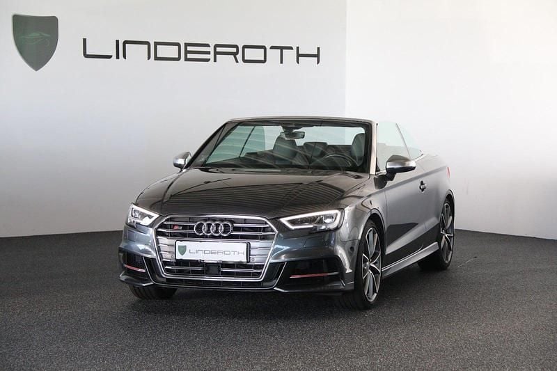 Gråmetal Brugt 2017 Audi S3 Cabriolet Cabriolet | 450.000 kr. - Billede 1/4