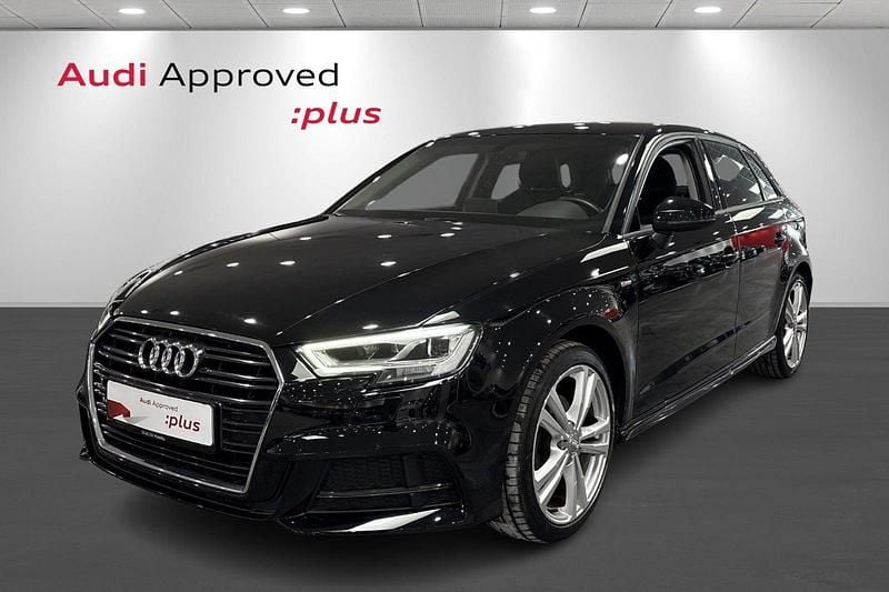 Brugt Audi A3 Sportback Sport 150 HK (110 kW) 2019 Sort Hatchback