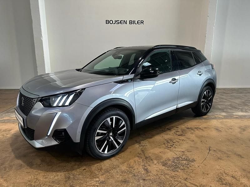 Grå artense Brugt 2022 Peugeot e-2008 GT SUV | 159.990 kr. (Fair pris) - Billede 1/4