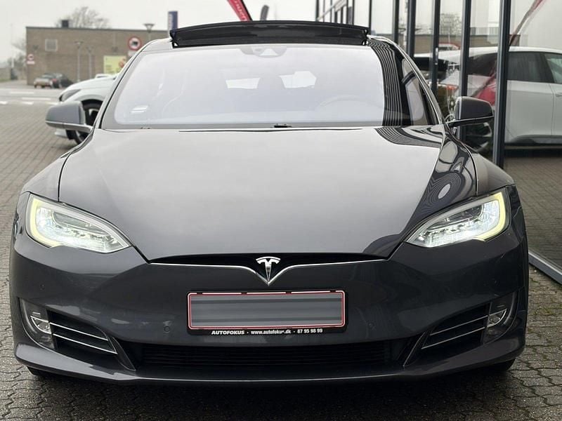 Brugt Tesla Model S 55 kW (75 HK) 2016 Gråmetal Hatchback