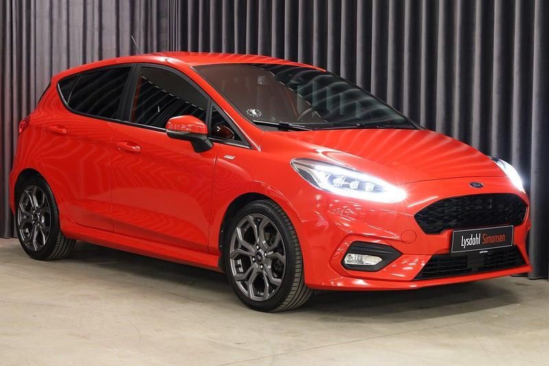Rød Brugt 2019 Ford Fiesta ST-Line Hatchback | 117.900 kr. (Fair pris) - Billede 1/4