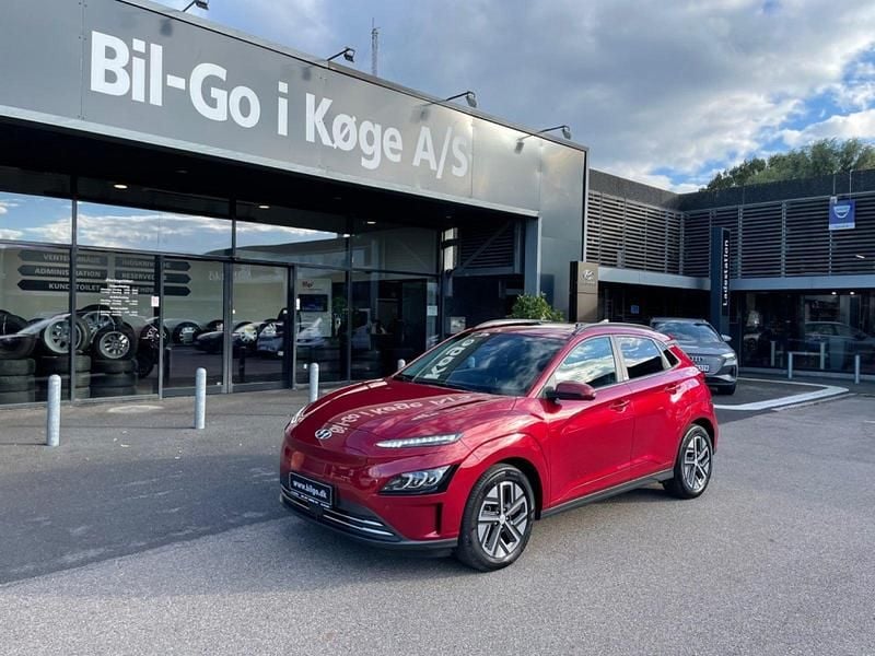 Rød Brugt 2021 Hyundai Kona Trend SUV | 169.900 kr. (Fair pris) - Billede 1/4