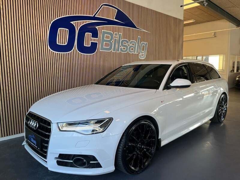 Hvid Brugt 2017 Audi A6 S-Line Stationcar | 239.800 kr. (Lidt for dyr) - Billede 1/4