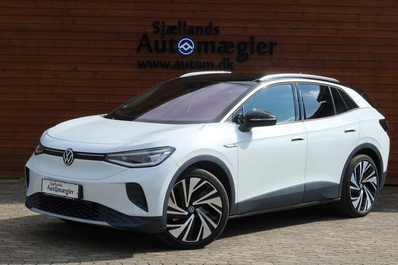 Hvid Brugt 2021 VW ID.4 Pro Performance SUV | 235.000 kr. (Fair pris) - Billede 1/4