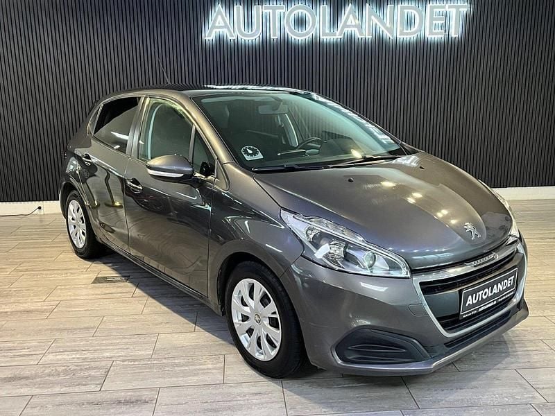 Gråmetal Brugt 2018 Peugeot 208 Hatchback | 44.800 kr. (God pris) - Billede 1/4