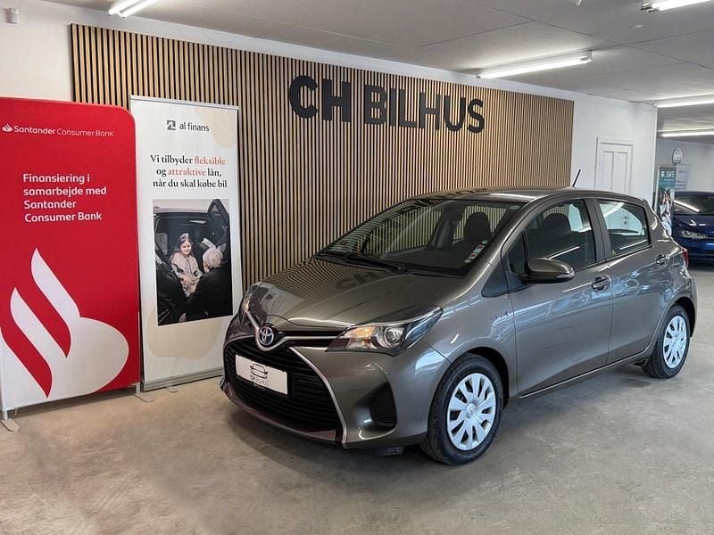 Brunmetal Brugt 2016 Toyota Yaris Hybrid H2 Hatchback | 109.500 kr. (God pris) - Billede 1/4
