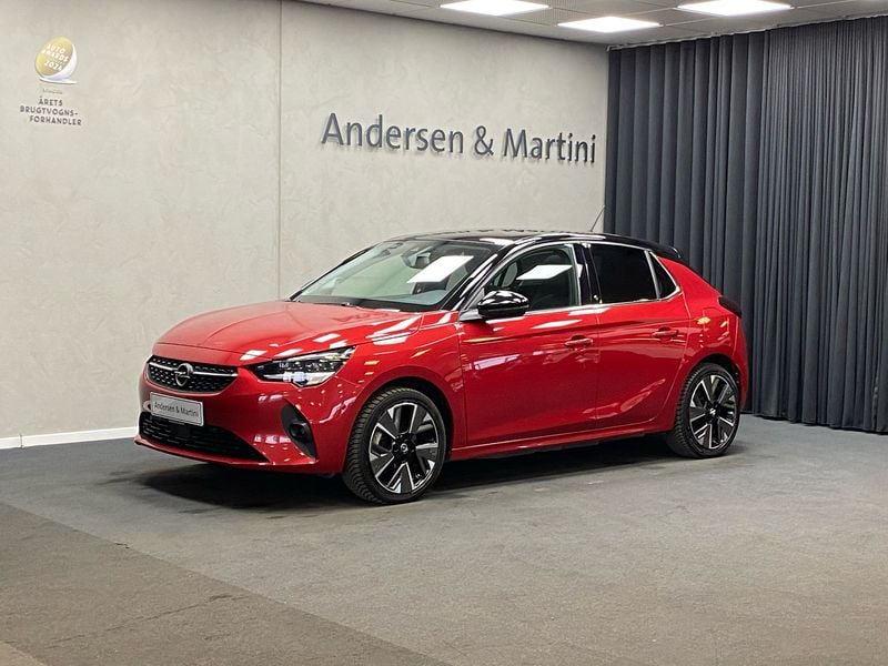 Brugt Opel Corsa-e Ultimate 100 kW (136 HK) 2021 Rød metal Hatchback