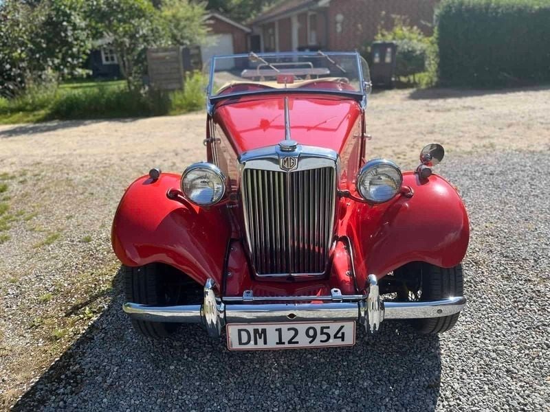 Rød Brugt 1950 MG TD Cabriolet | 150.000 kr. - Billede 1/4