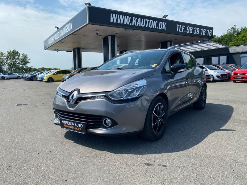 Grå metal Brugt 2015 Renault Clio GrandTour Expression Stationcar | 54.900 kr. (God pris) - Billede 1/4