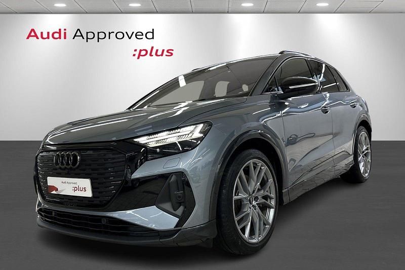 Lysblåmetal Brugt 2024 Audi Q4 e-tron SUV | 419.900 kr. - Billede 1/4