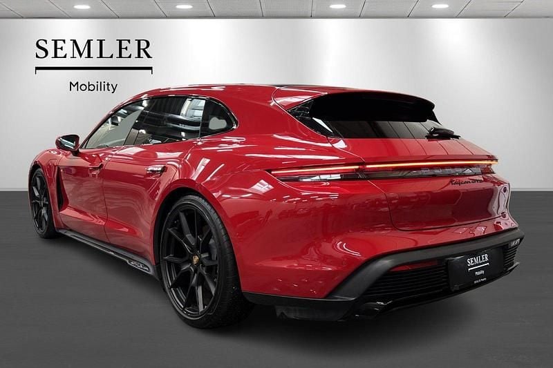 Brugt Porsche Taycan Performance Package 380 kW (517 HK) 2023 Rød Stationcar
