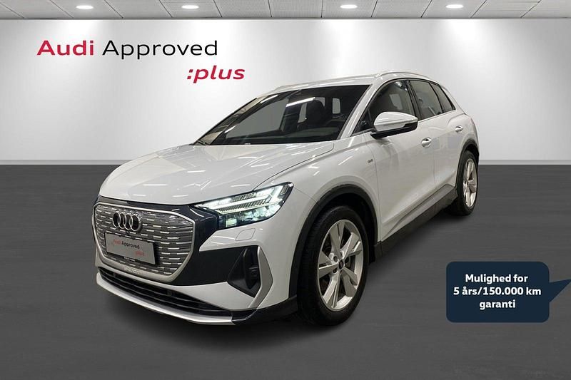 Hvidmetal Brugt 2024 Audi Q4 e-tron Advanced Plus SUV | 389.900 kr. (Dyr) - Billede 1/4