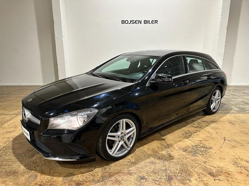 Brugt Mercedes CLA200 Shooting Brake Progressive 156 HK (114 kW) 2017 Sort Stationcar