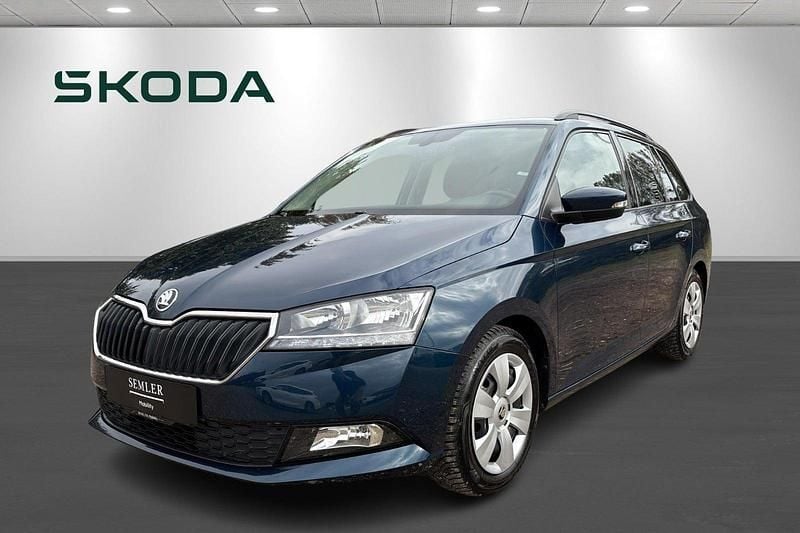 Blåmetal Brugt 2021 Skoda Fabia Hatchback | 159.900 kr. (Fair pris) - Billede 1/4