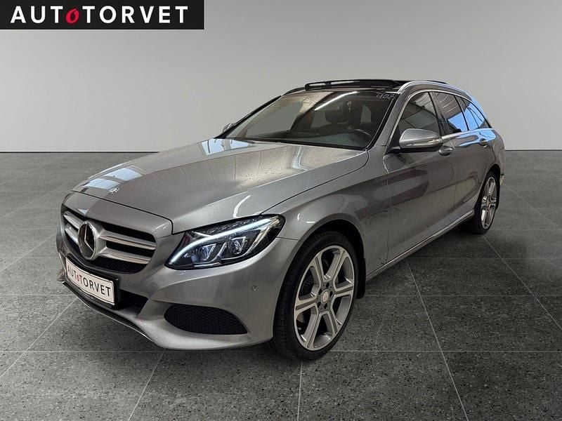 Sølvmetal Brugt 2014 Mercedes C250 Avantgarde Stationcar | 199.700 kr. - Billede 1/4