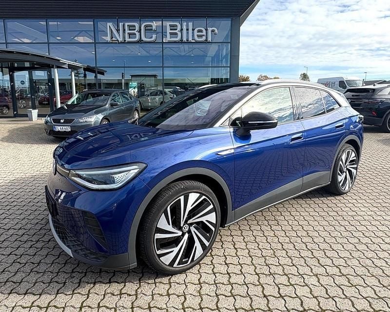 Blåmetal Brugt 2021 VW ID.4 Pro Performance SUV | 244.780 kr. (Lidt for dyr) - Billede 1/4