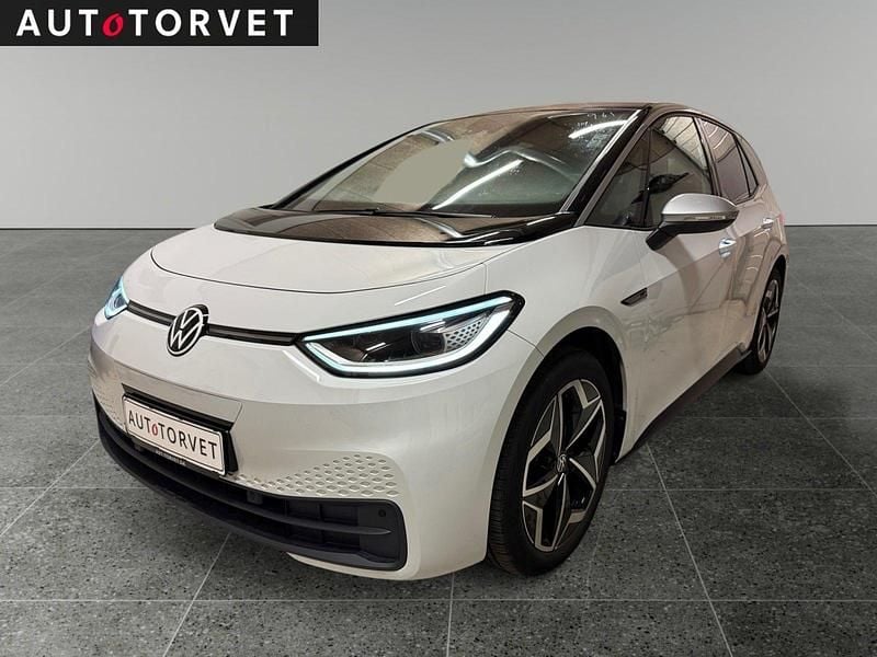 Hvid Brugt 2020 VW ID.3 Hatchback | 133.700 kr. (God pris) - Billede 1/4