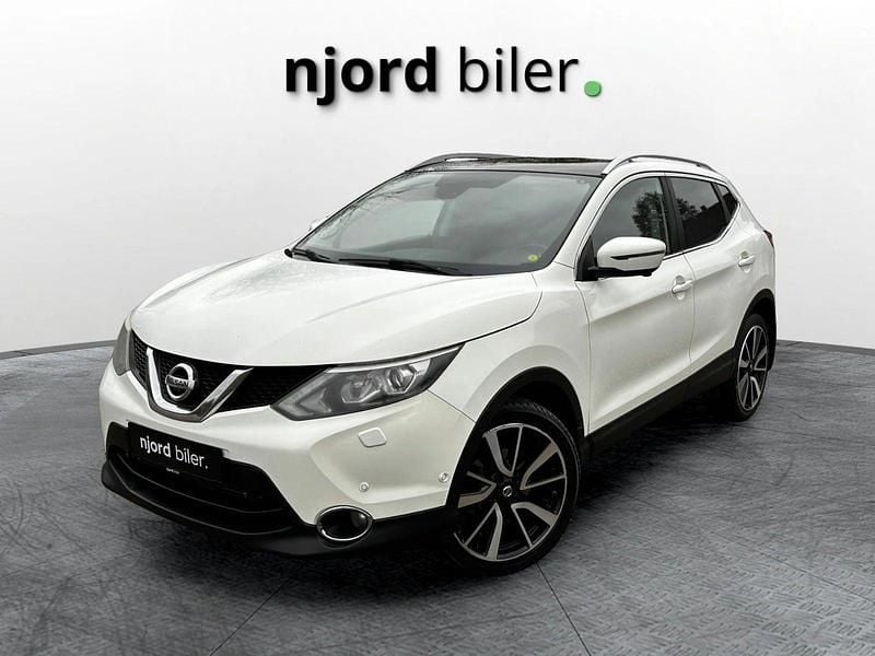 Hvid Brugt 2015 Nissan Qashqai Acenta SUV | 89.700 kr. (God pris) - Billede 1/4
