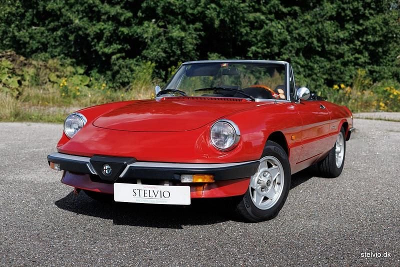 Rød Brugt 1988 Alfa Romeo Spider Cabriolet | 149.000 kr. - Billede 1/4
