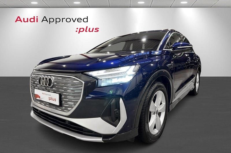 Blåmetal Brugt 2021 Audi Q4 e-tron S-Line SUV | 279.900 kr. (Lidt for dyr) - Billede 1/4
