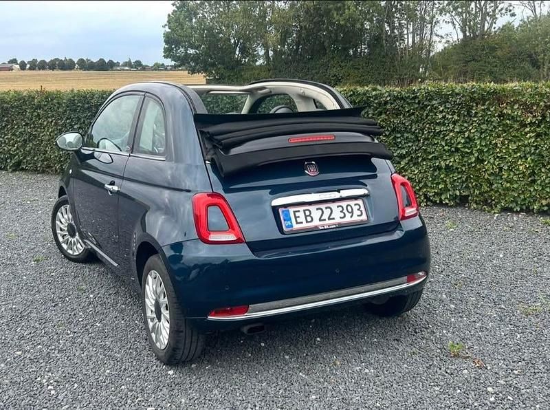 Brugt Fiat 500C 80 HK (58 kW) 2016 Blå Cabriolet