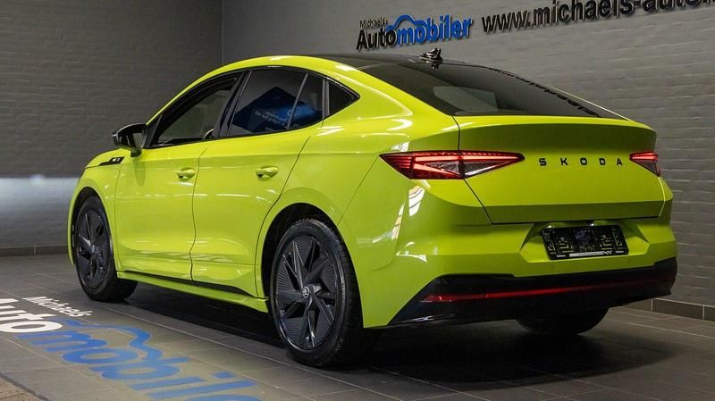 Brugt Skoda Enyaq iV RS 250 kW (340 HK) 2024 Gul SUV
